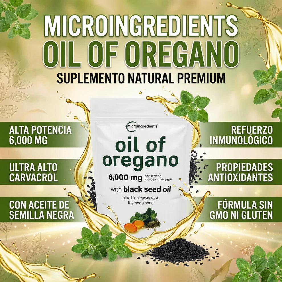 🌿 OIL OF OREGANO™ - ANTIOXIDANTE PARA EL CUERPO