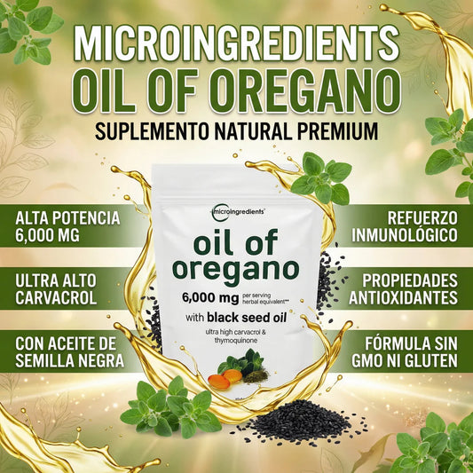 🌿 OIL OF OREGANO™ - ANTIOXIDANTE PARA EL CUERPO